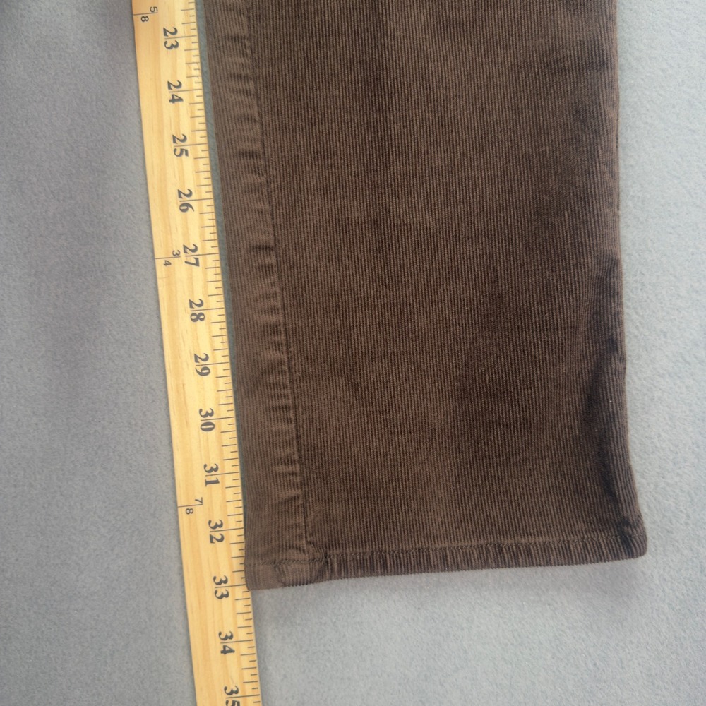 Peter Millar Corduroy Pants 33 Brown Crown Five Pocket Cotton Modal Stretch - Picture 7 of 10